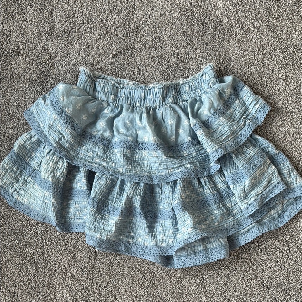 Aerie Blue Layered Skirt